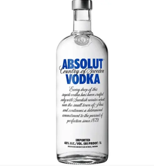 [BL4147] Absolute Vodka Blue 40% Nrf  1LTR